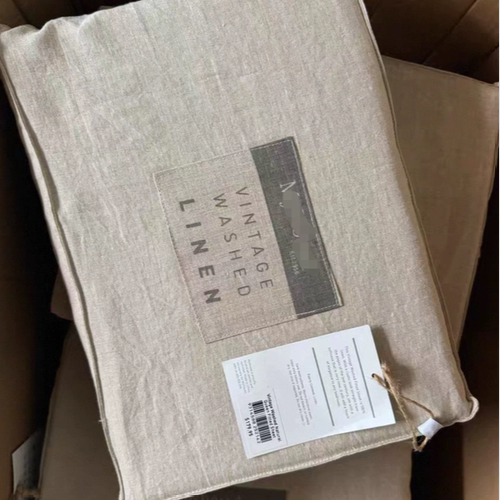 牛货双雨露抑菌亚麻床笠