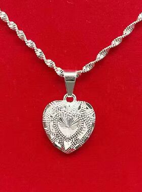 锌合金吊坠时尚银色水波