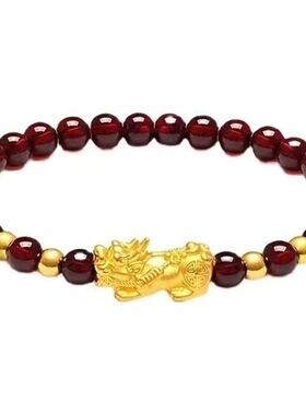 2026新款金色貔貅男手链