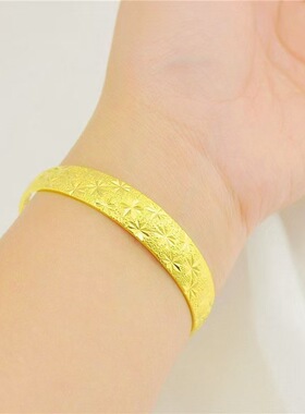 新款满天星推拉流星雨金镯