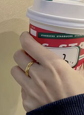 2026新款麦穗金色简约戒指