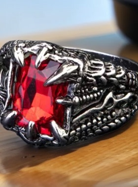 合金戒指男士开口欧美跨