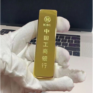 仿真金条工商金条投资样品摆件金砖银行镀金金店展示金色道具柜台