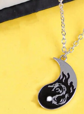 中国风太极双龙项链62