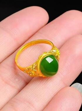 合金戒指香港色女款镶钰