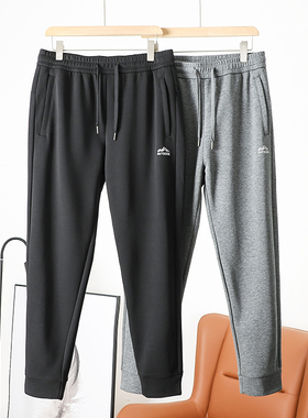 经典百搭！24年新货！时尚男士休闲系带松紧腰卫裤休闲裤93166