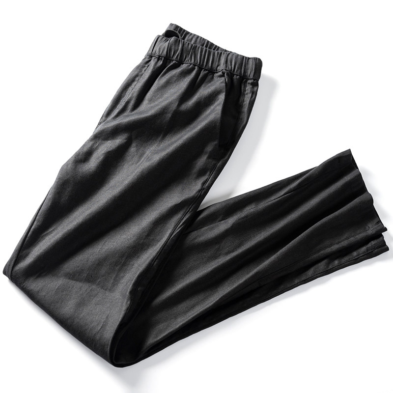 56.1%桑蠶絲+43.9%亞麻！夏季新款男士透氣順滑松緊腰休閑褲 E509在類目 男裝, 休閒褲中 - 來自Buy2taobao.com提供專業的淘寶代購服務