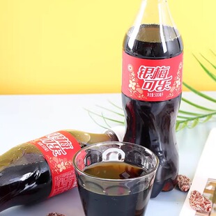 银梅可乐80 90童年汽水胶瓶装解渴解暑解腻禹州特产口乐饮料