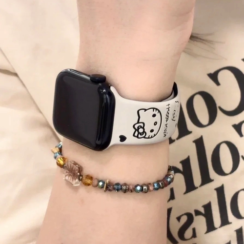 kitty硅胶适用苹果S11/10表带