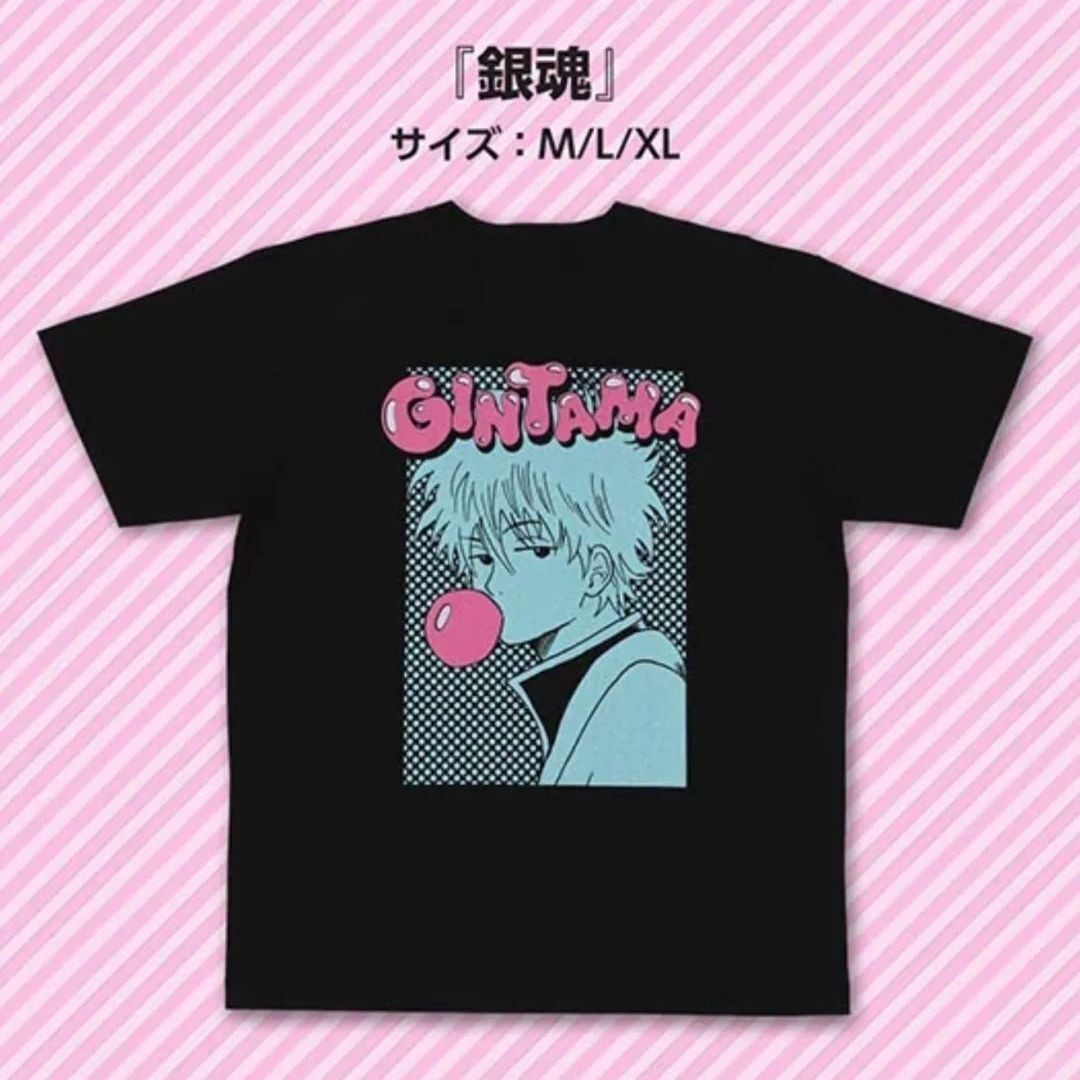 日系y2k银魂日漫印花短袖t恤动漫T恤/鞋帽/服装