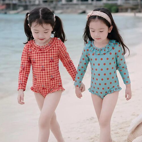 女童2026新款泳衣透气速干