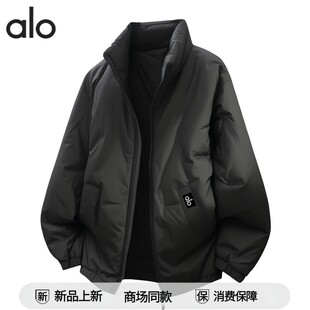 官方奥特莱斯】 alo潮牌美式宽松男面包服立领冬季大码羽绒服外套