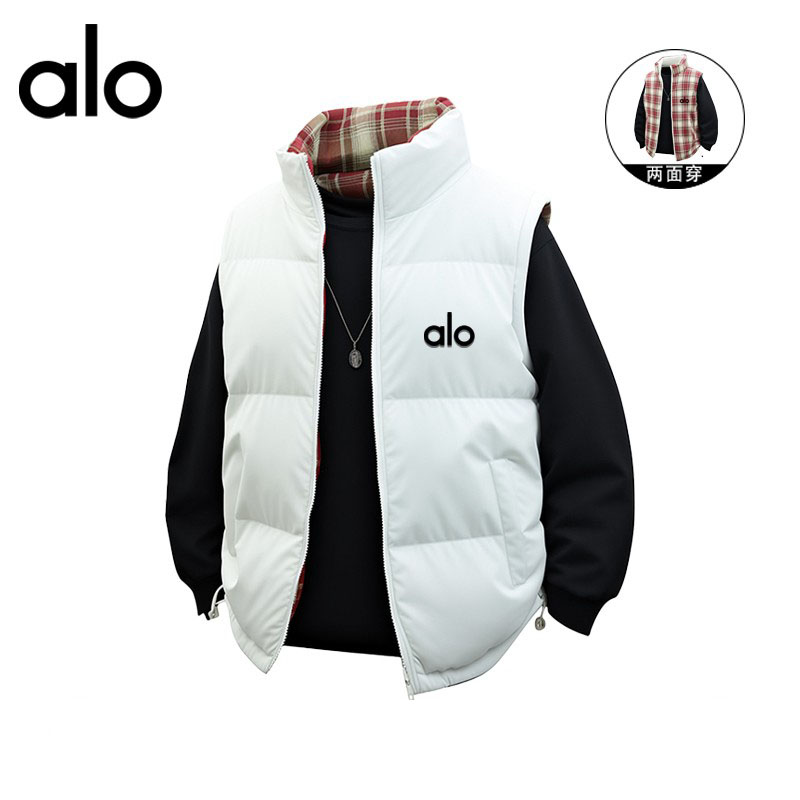 官方奥特莱斯】alo潮牌 马甲男秋冬季双面穿保暖坎肩防风背心外套