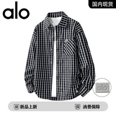 官方奥特莱斯品牌折扣 2026春季条纹翻领男士休闲百搭长袖衬衫