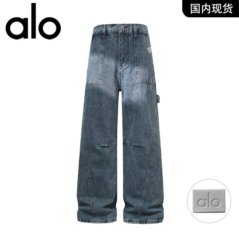 官方奥特莱斯品牌折扣2026年春季美式水洗宽松直筒牛仔长裤子男,男装,大码上装,淘宝优惠券,粉丝福利购,淘宝优惠卷