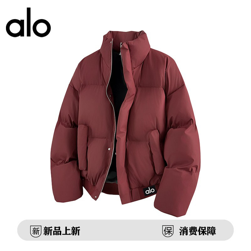 官方奥特莱斯】alo潮牌 2025棉衣男立领基础款棉衣面包服痞帅棉服