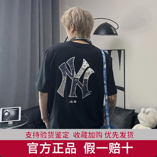 Era纽亦华正品 T恤刺绣男女潮美式 2025夏季 短袖 风宽松户外 新款 New