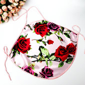 性感难以脱身 100%桑蚕丝圆领印花性感成人真丝肚兜女士内衣睡衣