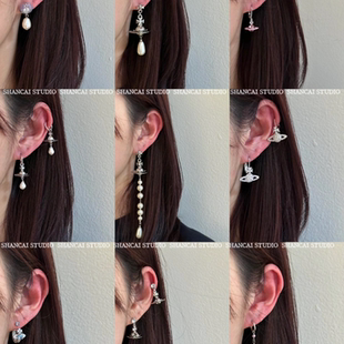 耳环耳坠耳饰 热门土星耳钉合集nana同款 SHANCAI 经典