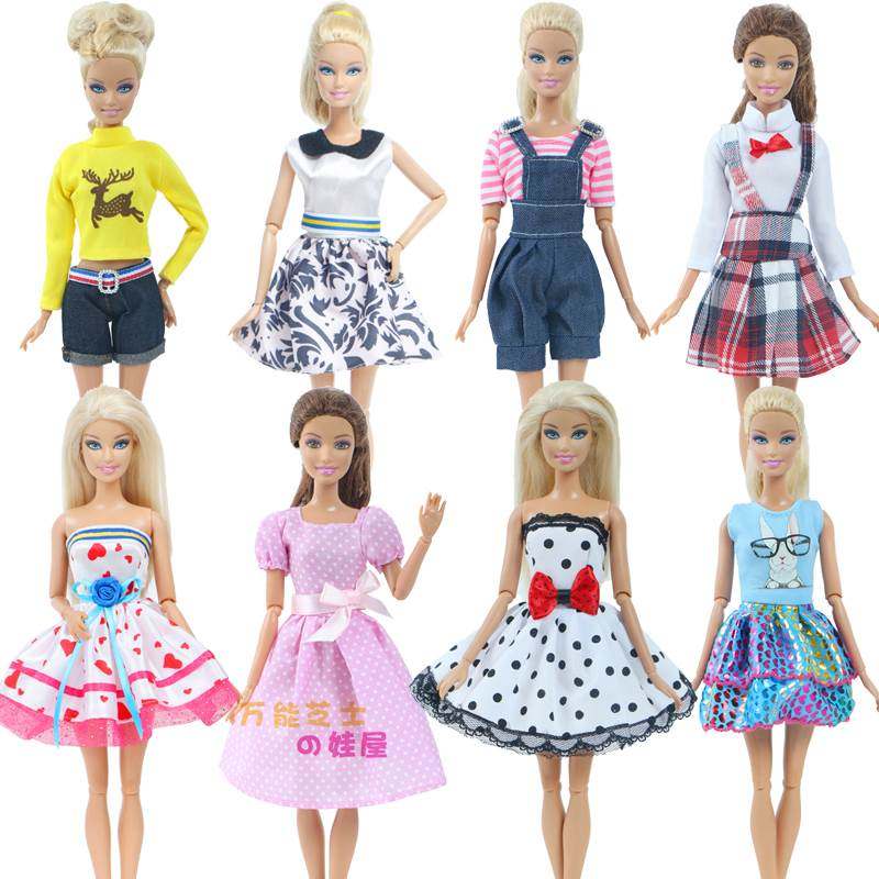 30厘米可洋怡娃娃公主衣服裤玩子裙子毛衣仿真儿童过家家具配件布