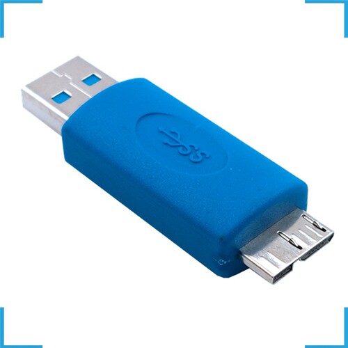 S-030 AM-MicroB接口转换 USB3.0转接头连接移动硬盘数据线