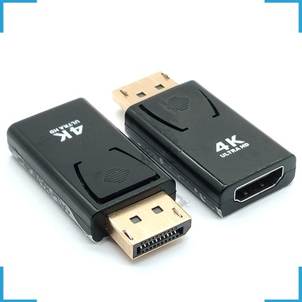JD-006 dp转hdmi转接头displayport公/母4K电视显示器高清转接头