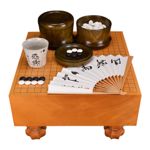 御圣围棋墩香榧整木棋墩4.6寸本榧山川碁磐店小村典生遗作84614