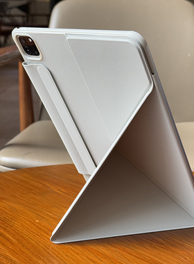 适用于k折带壳子苹果ipadair6专用保护套2024pro11磁吸双面夹mini7新款平板10.2代5代搭扣13超薄4防摔包边防