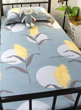 纯棉床单宿舍单人1.2m垫单大学男1米2学生上下铺单件褥单100全棉