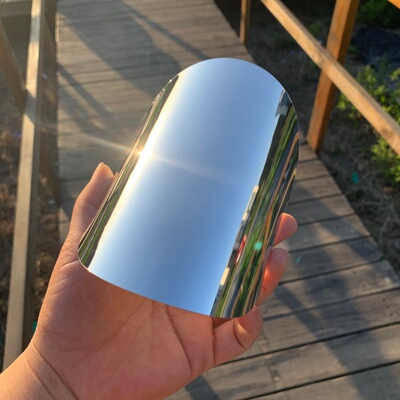 PC软镜子幼儿园手工制作DIY圆形哈哈镜制作材料变形镜子带胶自粘