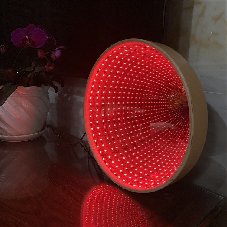 千层镜 隧道镜灯深渊灯镜子无限镜子镜面延伸时光隧道圆形可定制