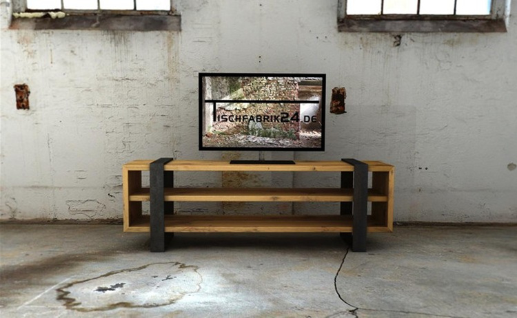 美式复古简约现代实木电视柜客厅个性时尚地柜储物柜收纳柜置物架