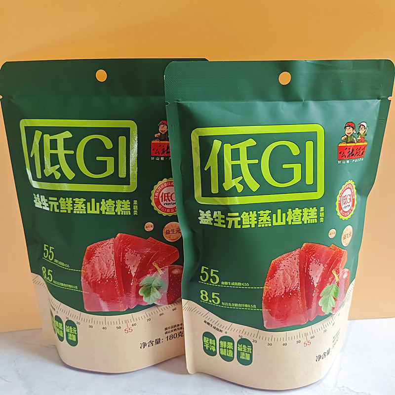 公社联盟DGI低升糖山楂糕片0无糖精老式不添加蔗糖老人专用鲜零食图片