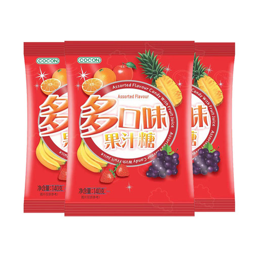 马来西亚可康COCON多口味果汁糖