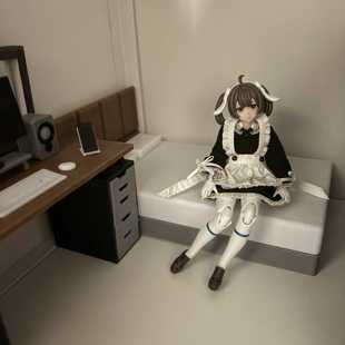 兼容寿屋女神装置创彩少女双人床配件机娘figma12分模型兵人场景