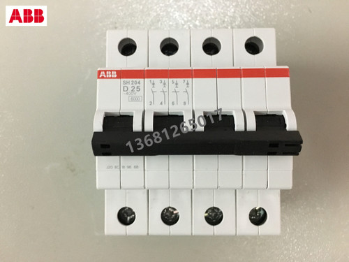 ABB断路器 空气开关SH204-D10 D16 D20 D25 D32 D40 D50 D63
