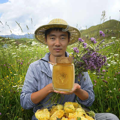 天然野生新疆黑蜂蜜