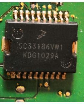 SC33186VW1 汽车电脑板芯片IC 贴片铁底双排脚 全新进口