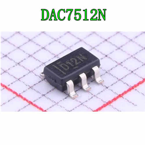 DAC7512N DAC7512 丝印D12N 贴片SOT23-6 模数转换芯片 全新进口
