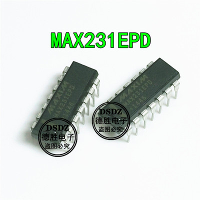 MAX231CPD MAX231EPD DIP14 5V的供电多通道的RS-232驱动器 全新