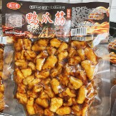 永定闽三香无骨脆爪筋下洋味龙岩泡鸭脚爪筋零食土楼特产休闲 包邮