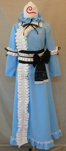 COS衣-东方project神灵庙-西行寺幽幽子-茶园河COS