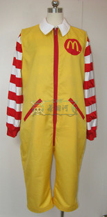 cosplay服装-麦当劳叔叔衣服/麦当劳叔叔工作服-茶园河COS
