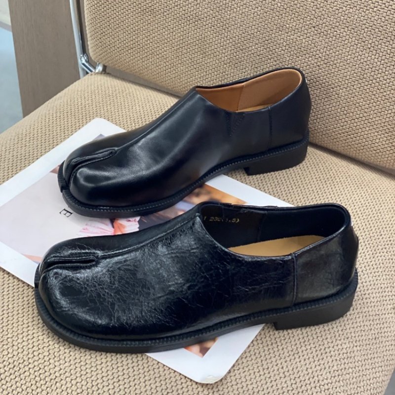 2026春季爆款韩版真皮深口单鞋女中跟尖头乐福鞋百搭舒适一脚蹬女,女鞋,深口单鞋,淘宝优惠券,粉丝福利购,淘宝优惠卷