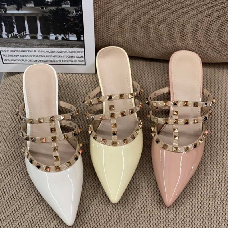 2026春季爆款法式铆钉尖头玛丽珍鞋女百搭不累脚粗跟少女时尚单鞋,女鞋,玛丽珍鞋,淘宝优惠券,粉丝福利购,淘宝优惠卷