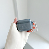 适用于苹果AirPods Pro3保护套airpodspro3耳机套2025第三代pro透灰透绿软壳透明