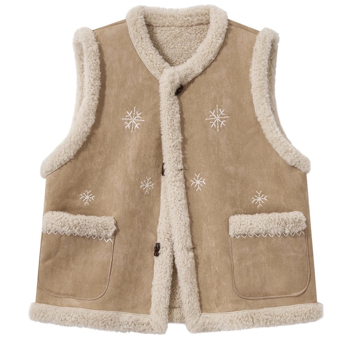 专柜大牌撤回尾单捡漏外贸高端复古马甲皮毛一体高级感巨好看坎肩,女装/女士精品,马夹,淘宝优惠券,粉丝福利购,淘宝优惠卷