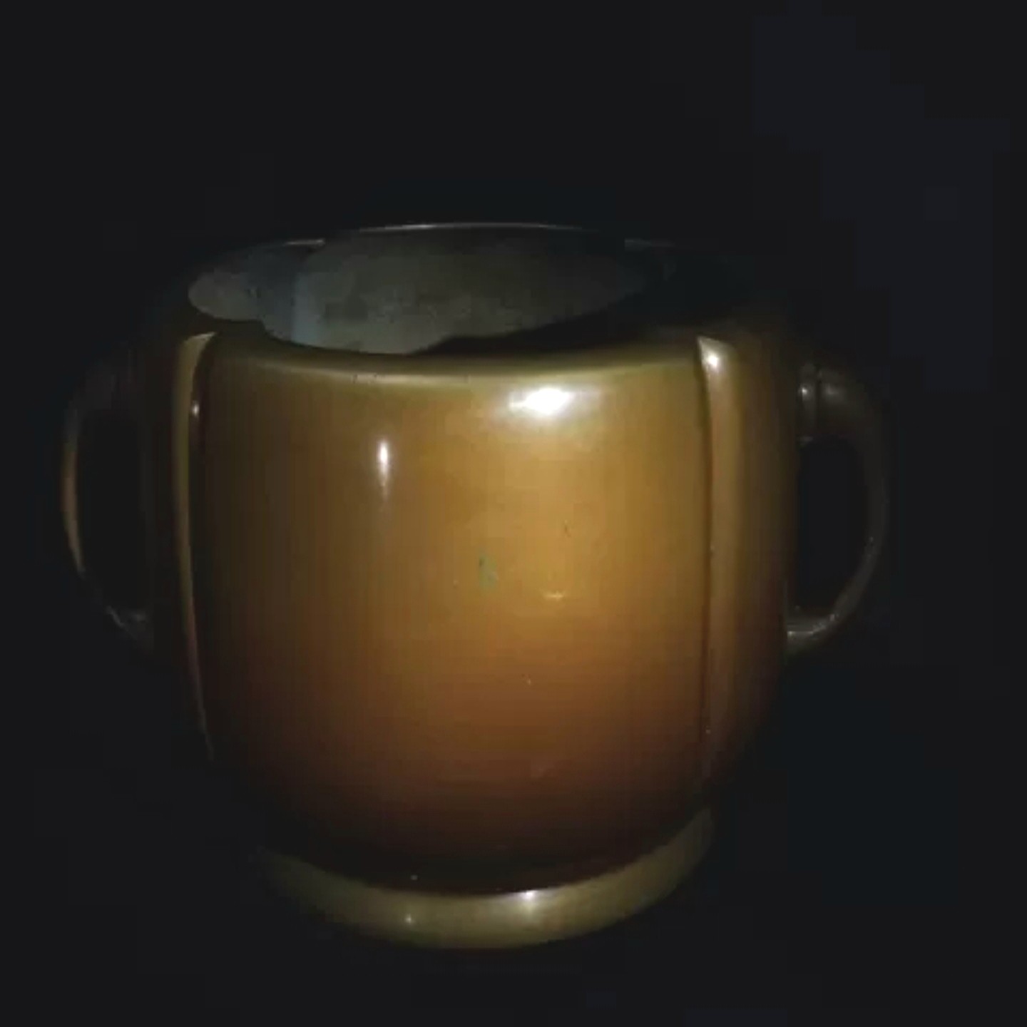 铸铁炭炉风炉茶道煮水茶炉煮茶器鬼面风炉 火钵风釜功夫茶具收藏