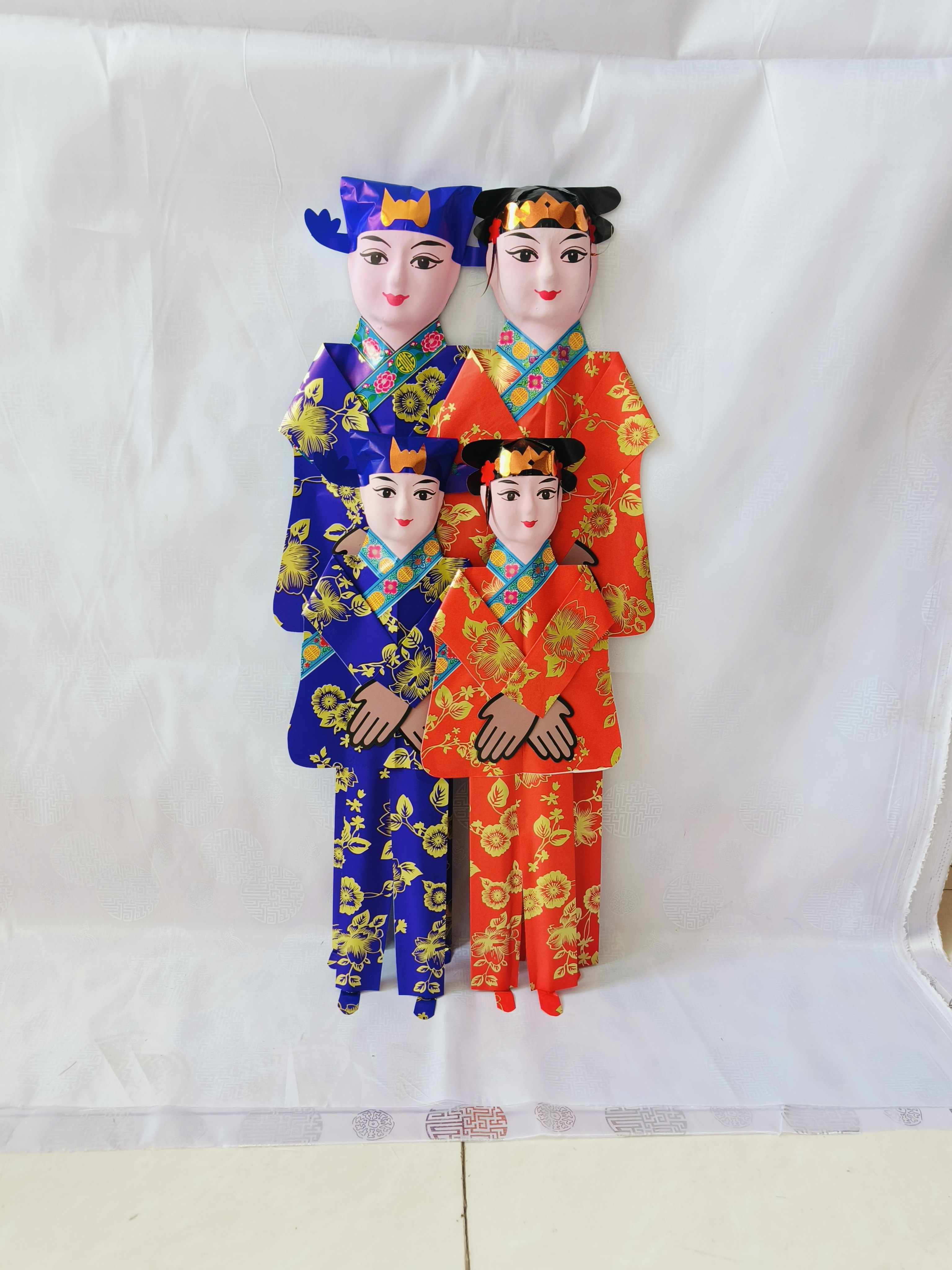 童男童女金童玉女纸款人升级成品速发 颜色尺寸可定制 全国包邮