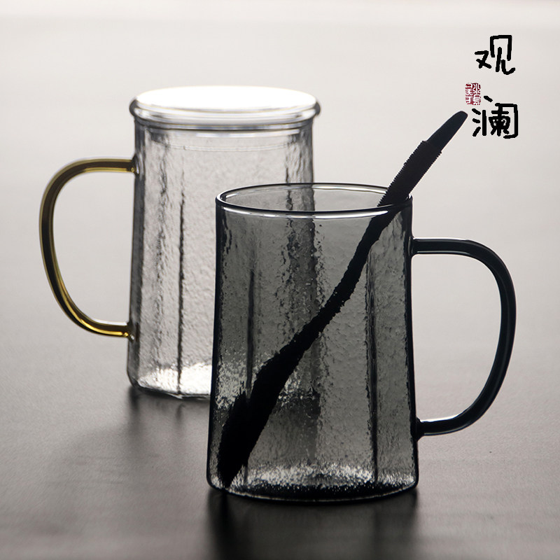 玻璃杯办公室泡茶杯可加热喝水杯